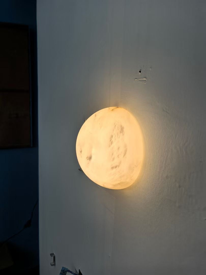Nyraean albasten wandlamp