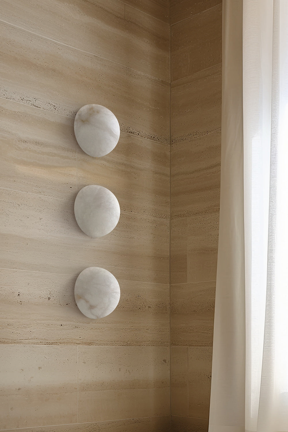 Nyraean albasten wandlamp