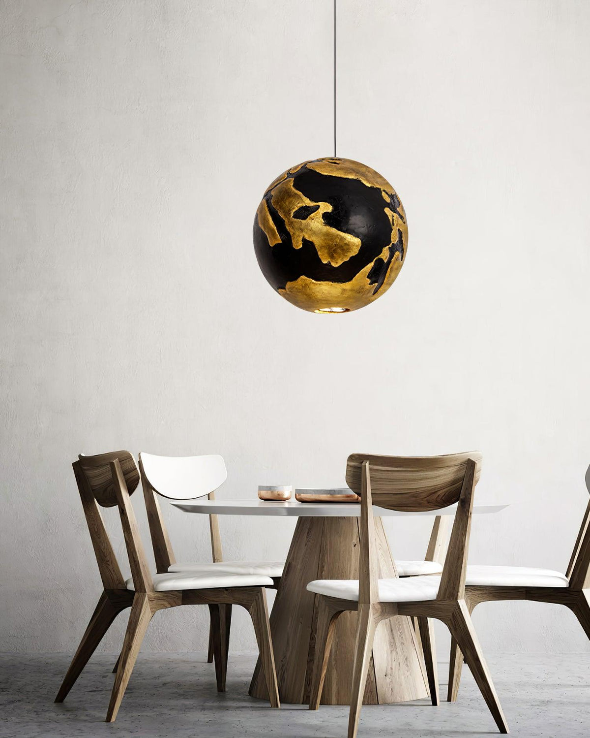 Alzorila Moderne minimalistische Noordse kunst hanglamp van composiet