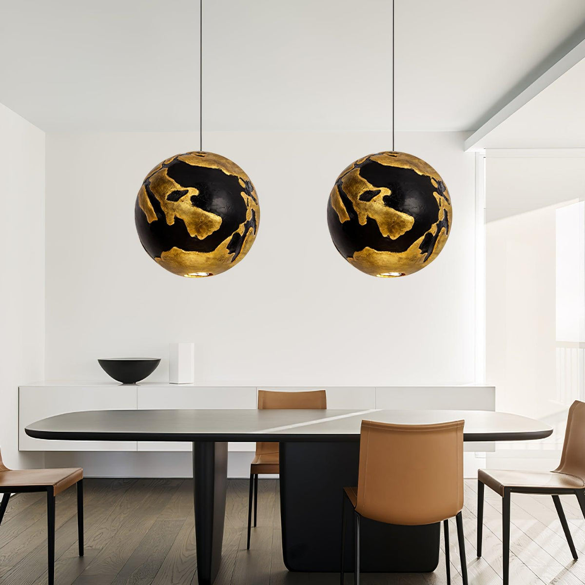 Alzorila Moderne minimalistische Noordse kunst hanglamp van composiet