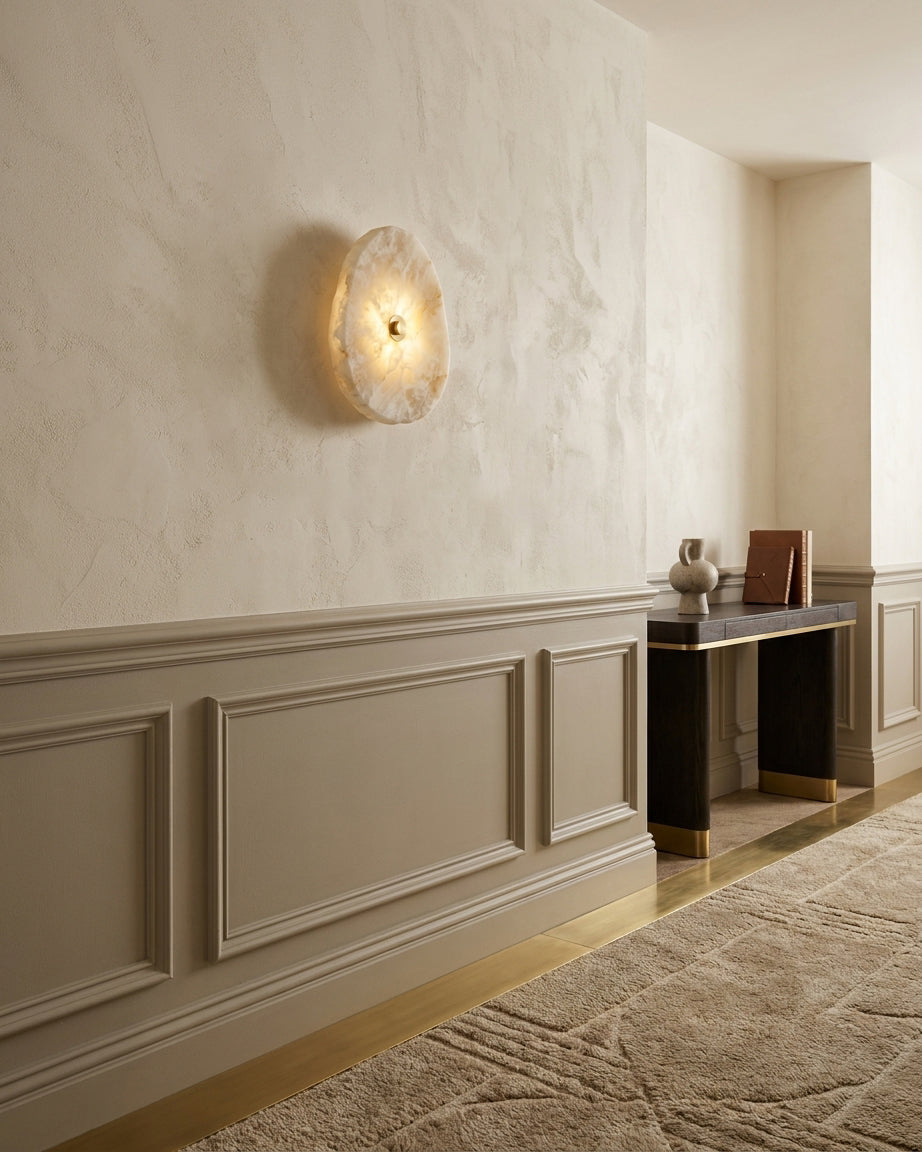 Nivorise albasten wandlamp