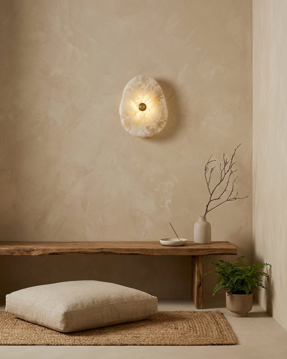 Nivorise albasten wandlamp