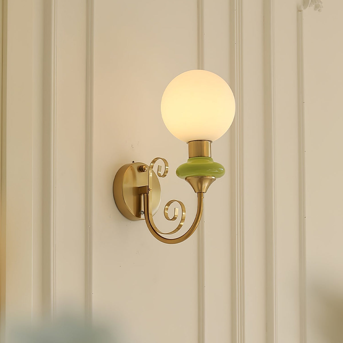 Bela Premium Noordse kunst glazen wandlamp