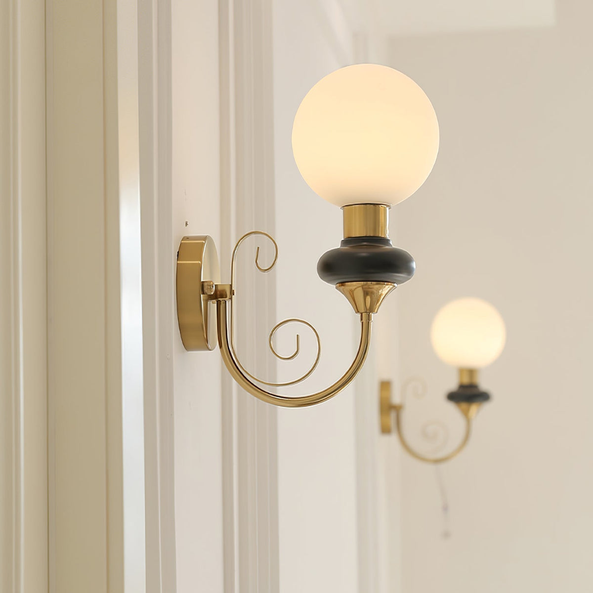 Bela Premium Noordse kunst glazen wandlamp