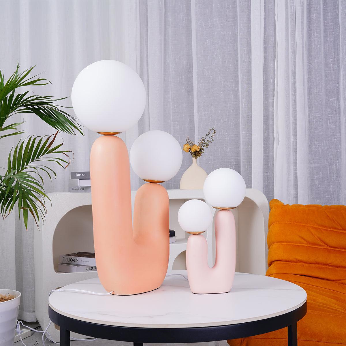 Elyrain kunstzinnige hars tafellamp