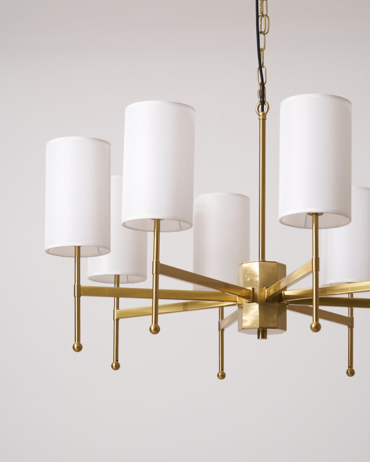Ulcarisra Traditionele Vintage Kroonluchter van messing met Stoffen