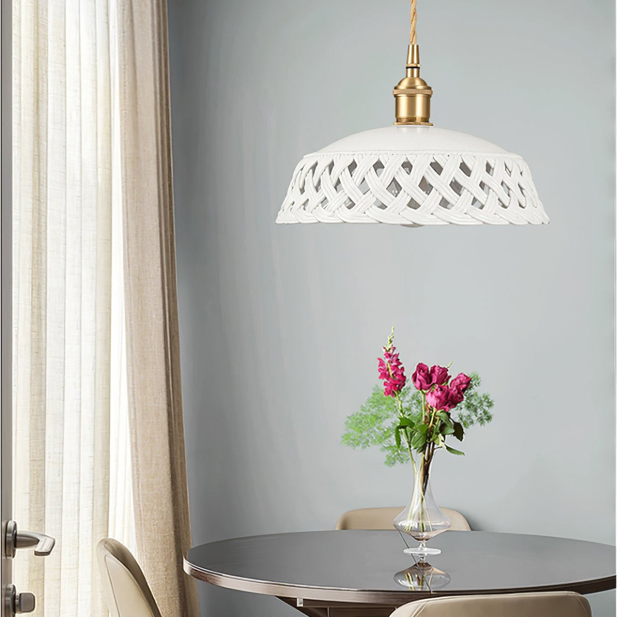 Eliielle keramische Cozy hanglamp