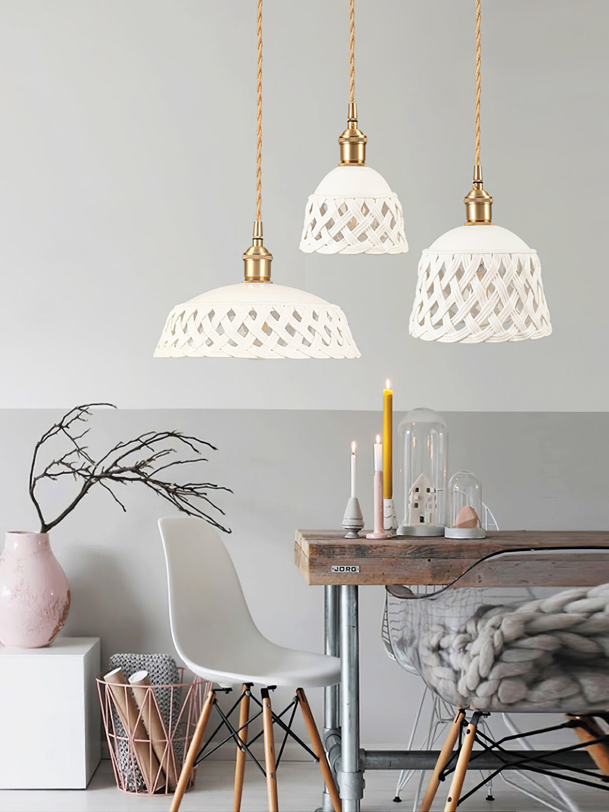 Eliielle keramische Cozy hanglamp
