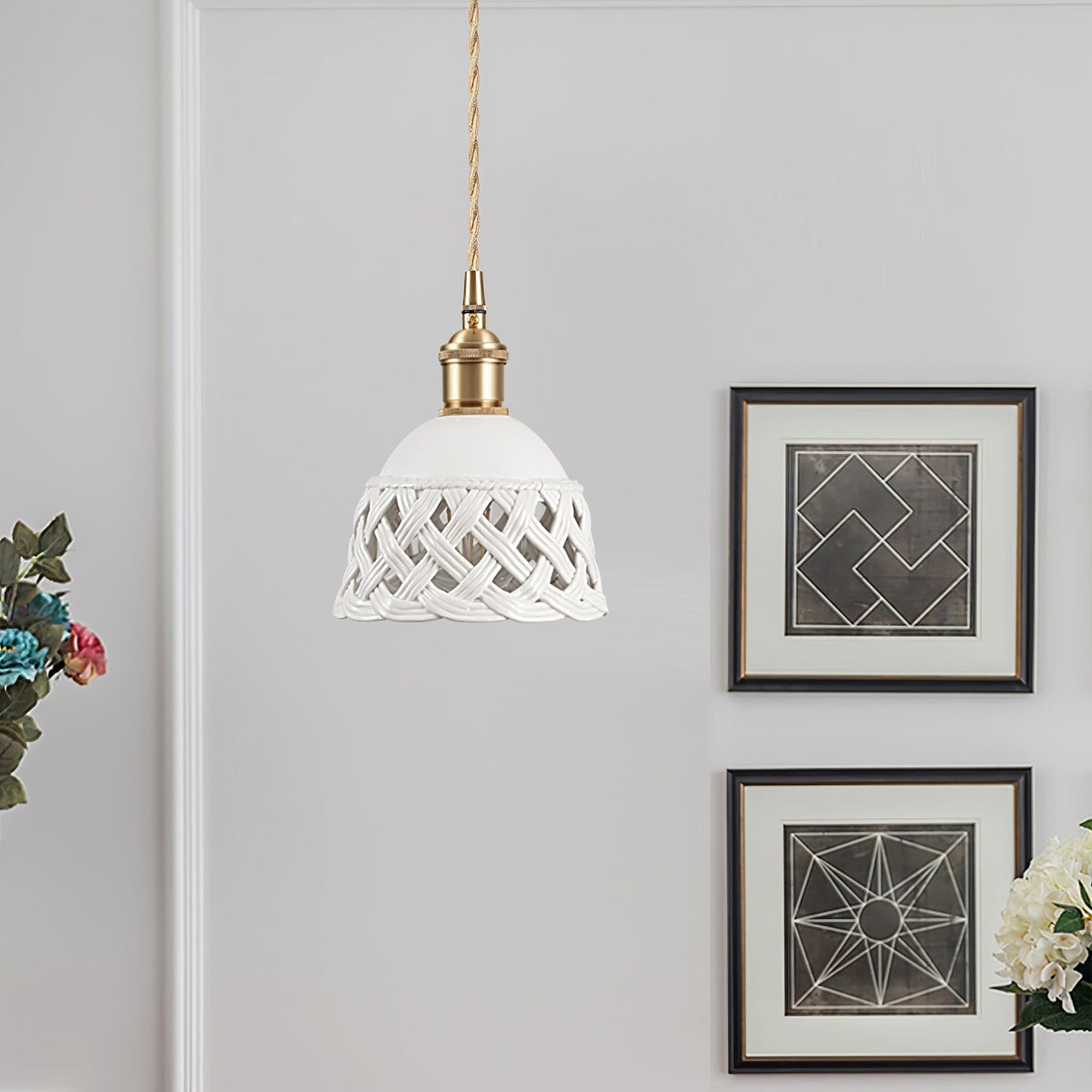 Eliielle keramische Cozy hanglamp