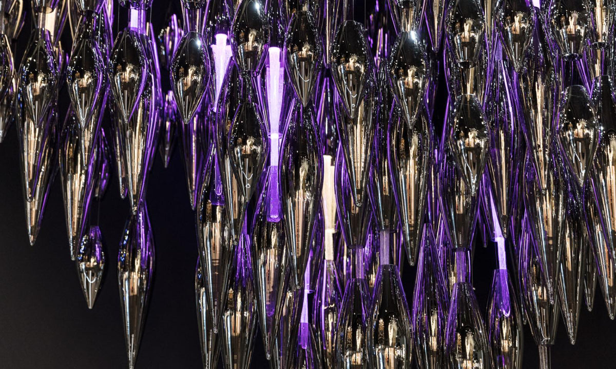 Oloren Prismatische kristallen kroonluchter