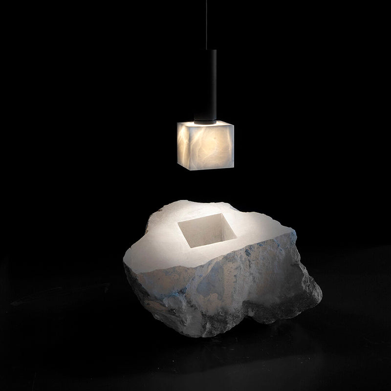 Lymiror hanglamp van albast