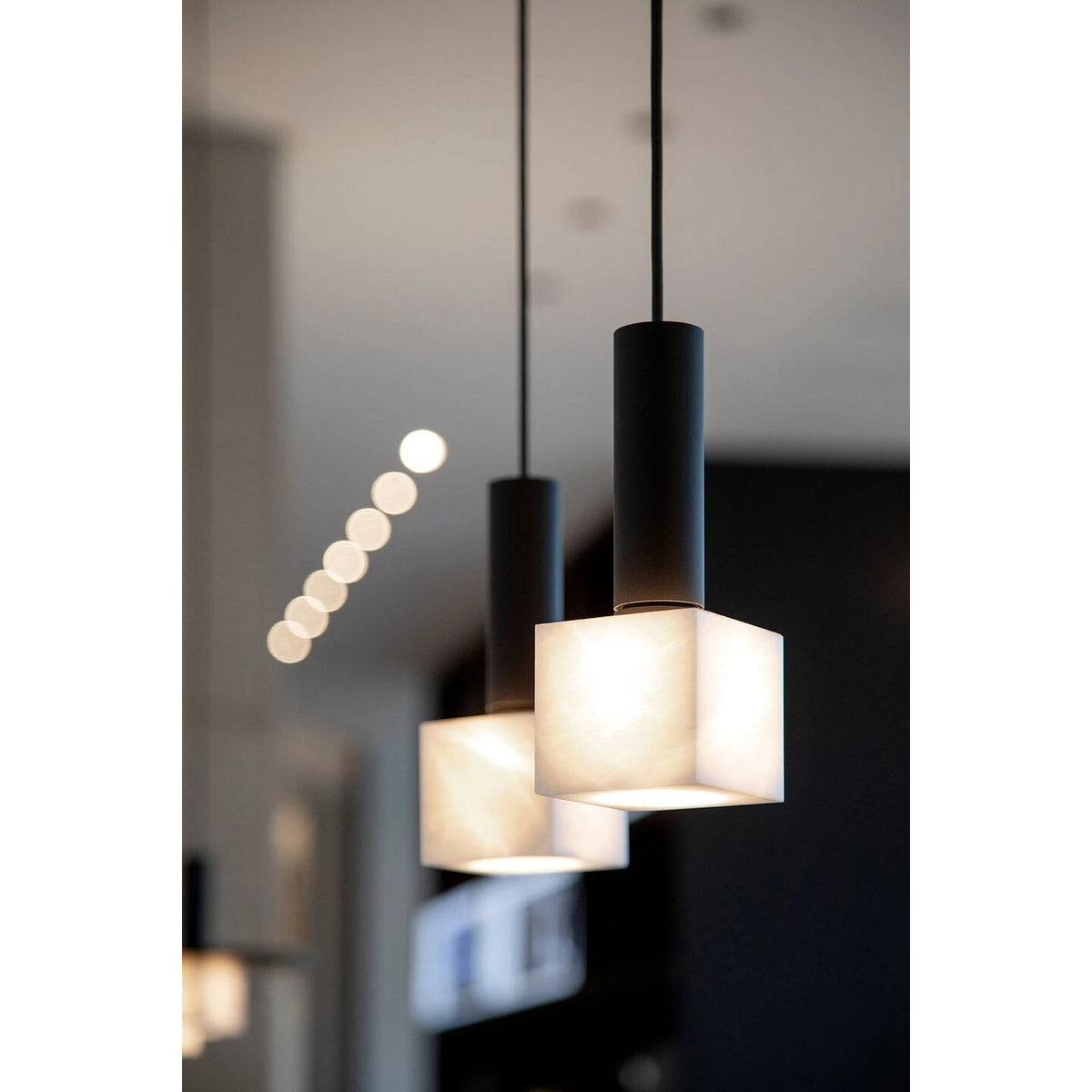 Lymiror hanglamp van albast
