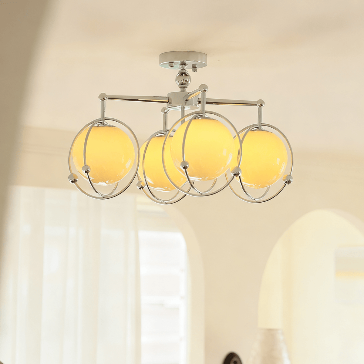 Noririella Orb Cage Semi plafondlamp