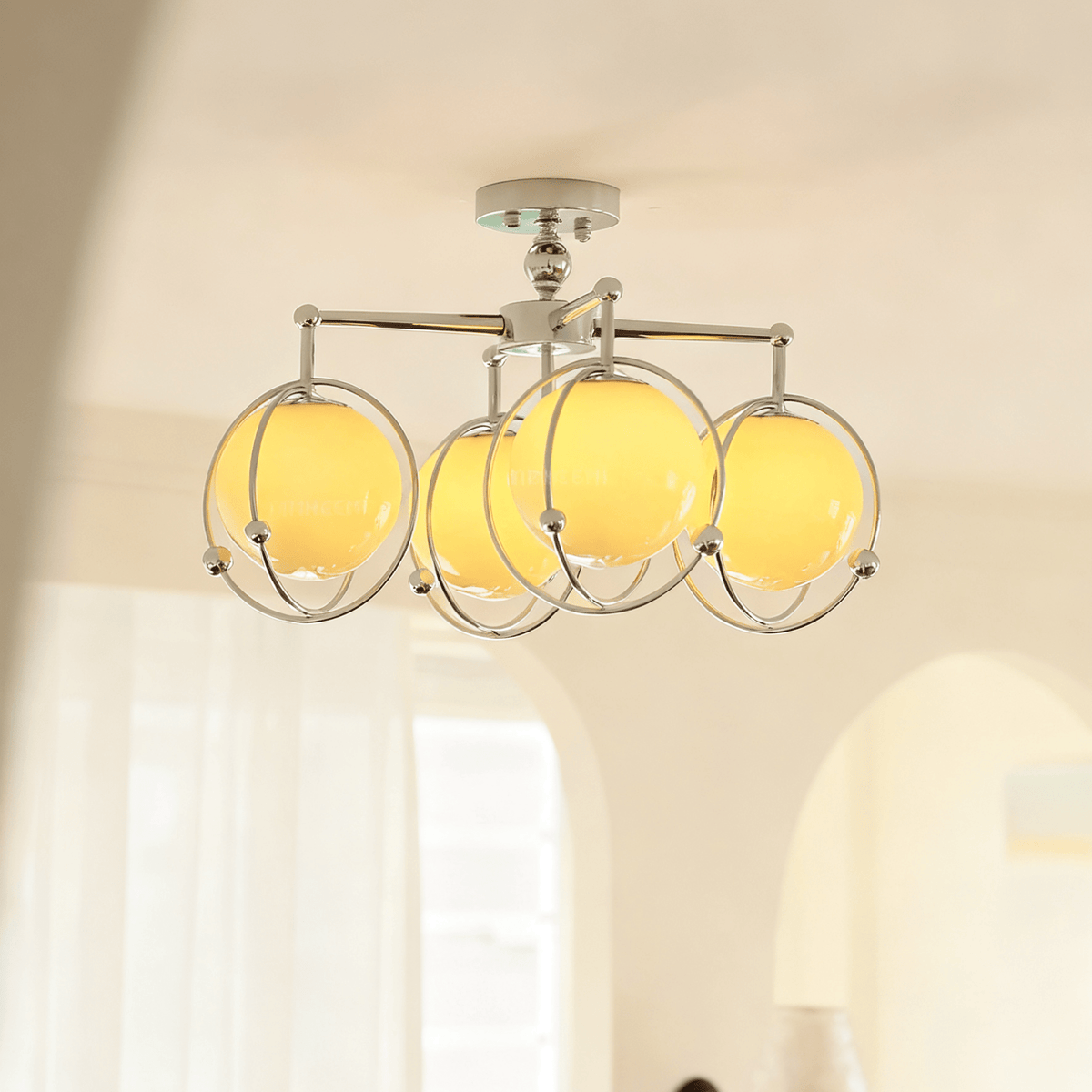 Noririella Orb Cage Semi plafondlamp