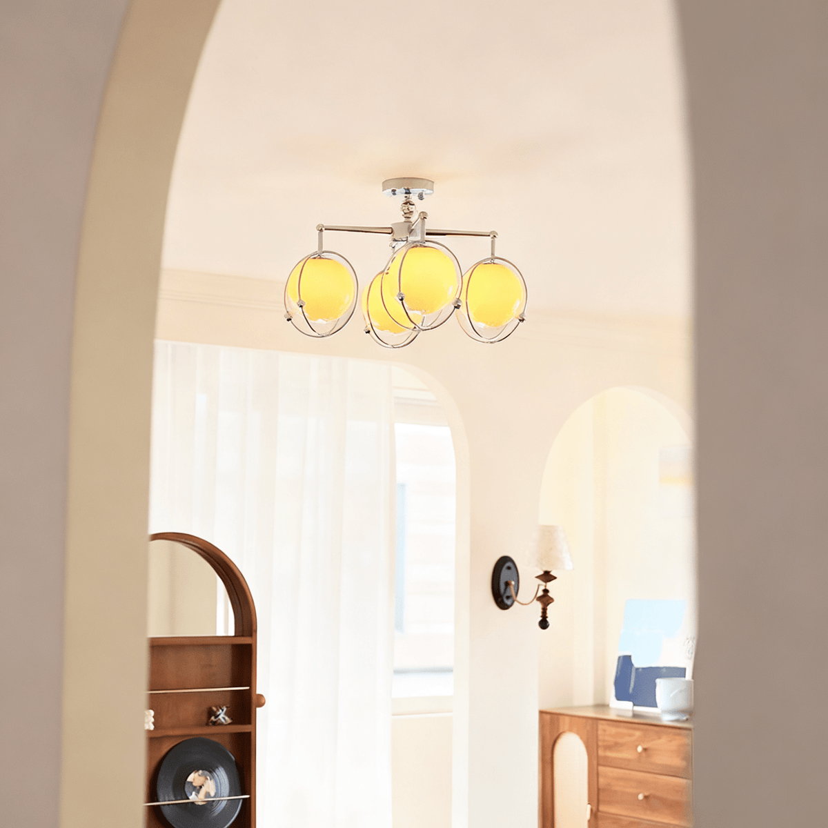 Noririella Orb Cage Semi plafondlamp