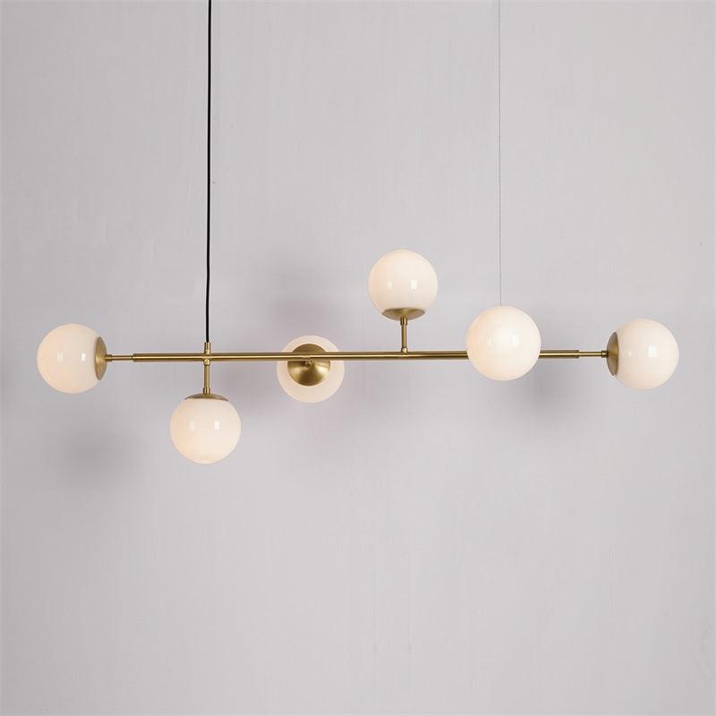 Yorvin hanglamp orb messing glas voor woonkamer