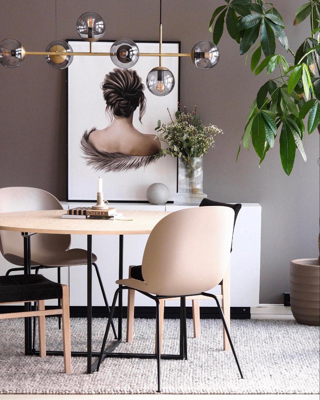Yorvin hanglamp orb messing glas voor woonkamer