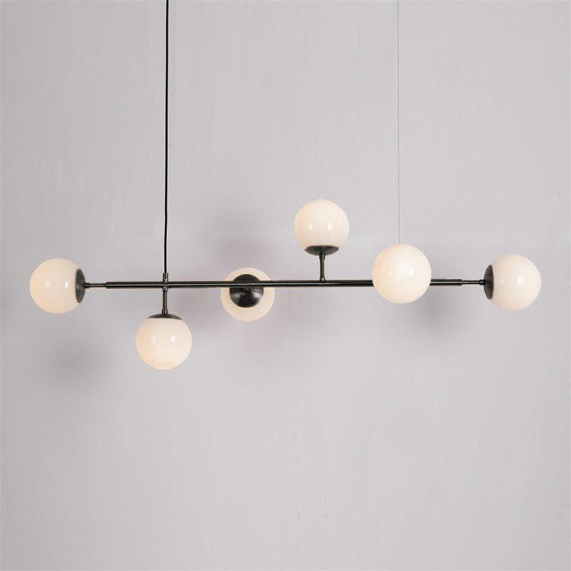 Yorvin hanglamp orb messing glas voor woonkamer