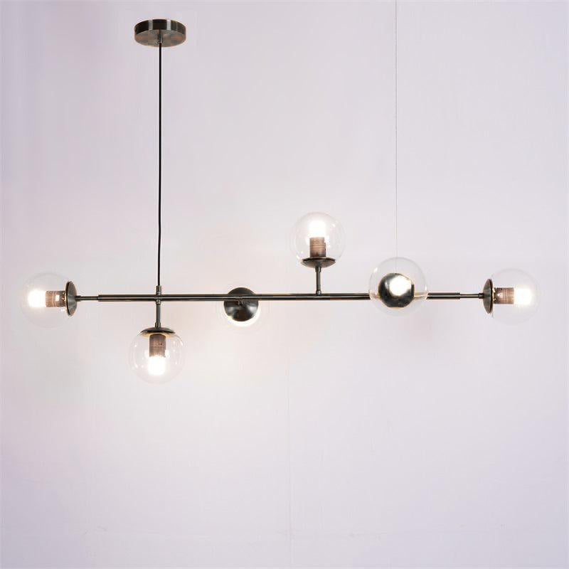 Yorvin hanglamp orb messing glas voor woonkamer
