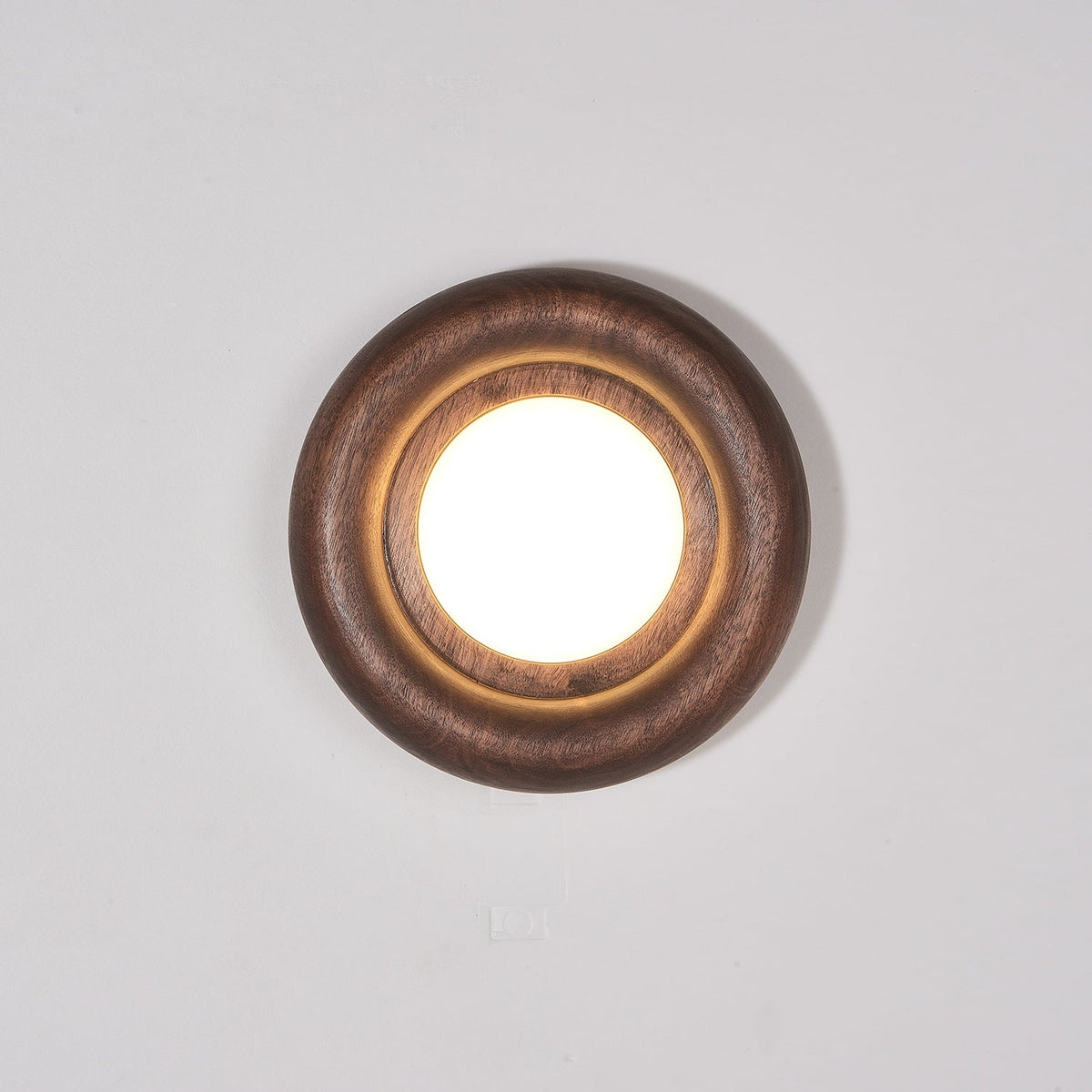 Elvirette wandlamp met Houten Frame en Acryl Lampenkap