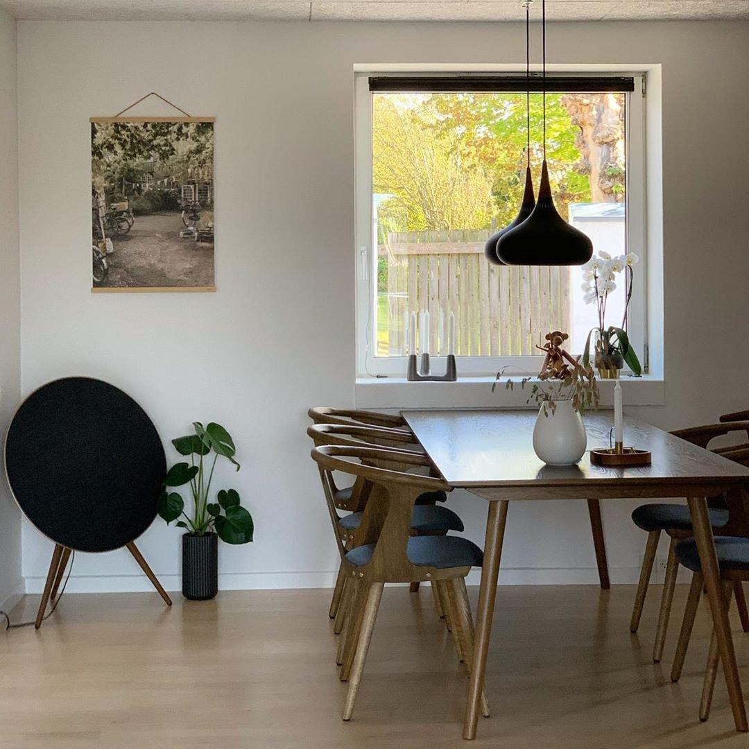 Aelorn Aluminium- en houten industriële hanglamp