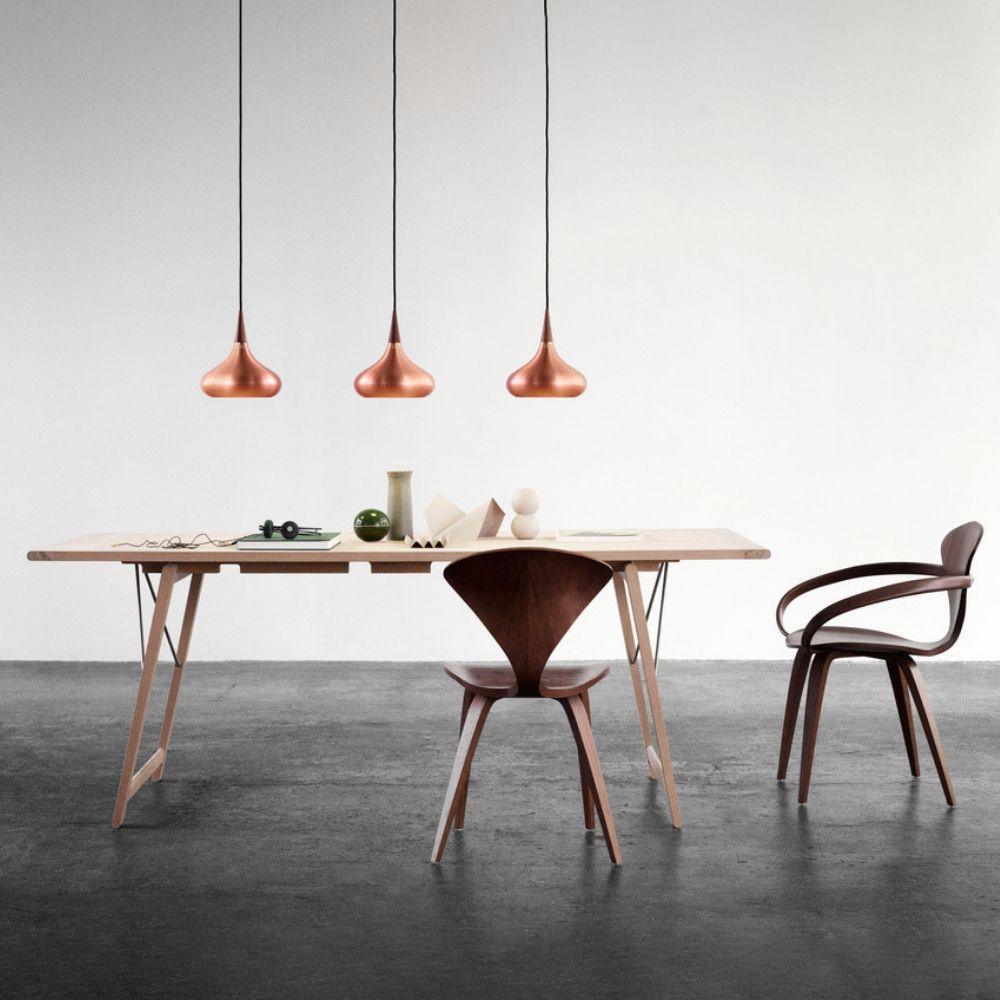 Aelorn Aluminium- en houten industriële hanglamp