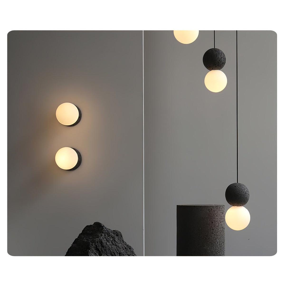 Joss Cement minimalistisch hanglamp