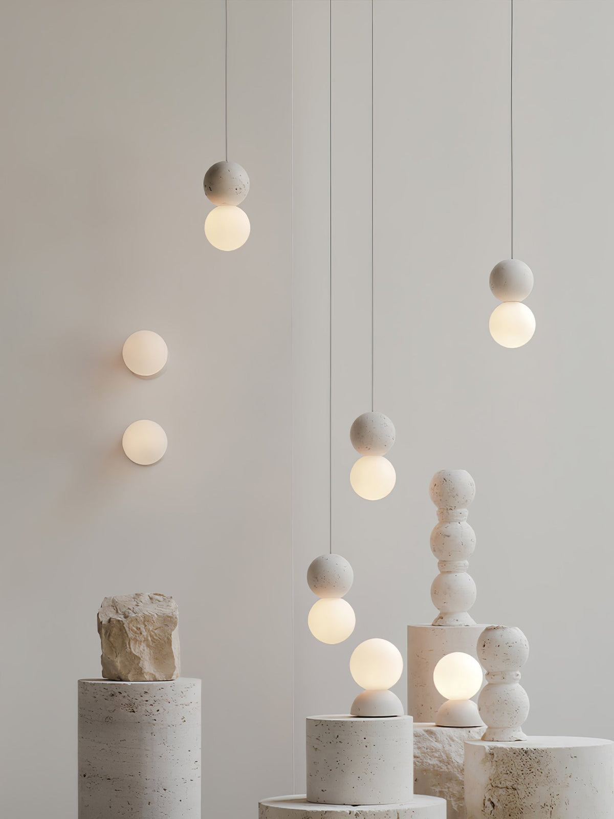 Joss Cement minimalistisch hanglamp