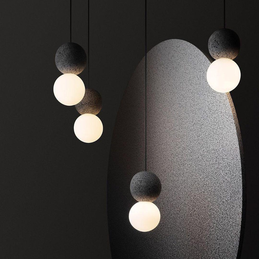 Joss Cement minimalistisch hanglamp