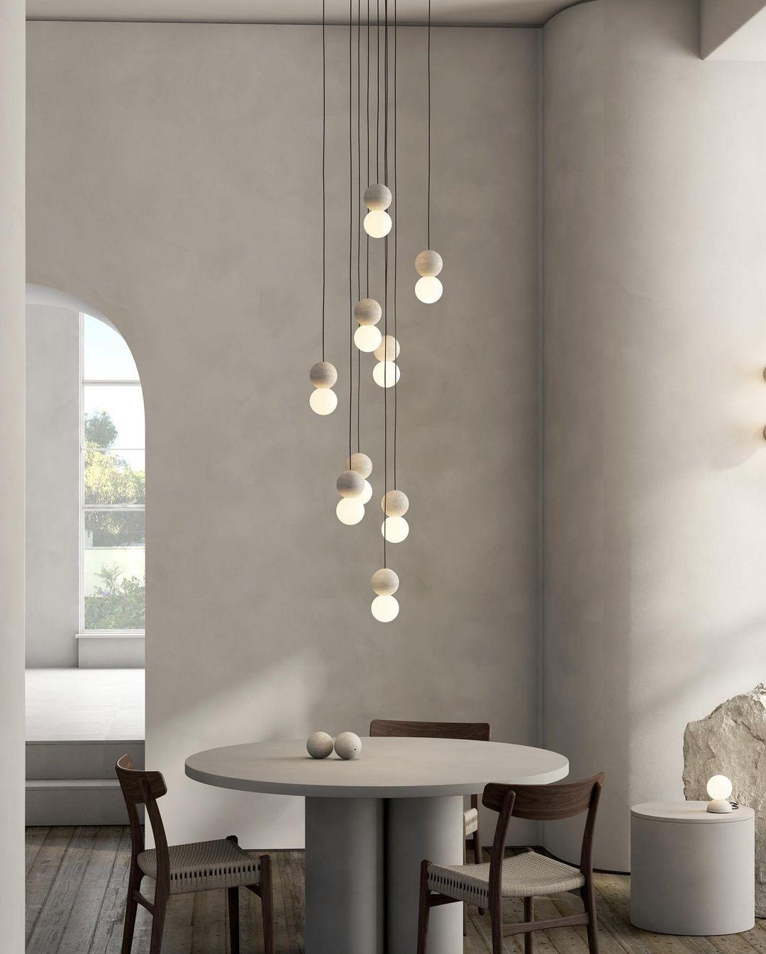 Joss Cement minimalistisch hanglamp