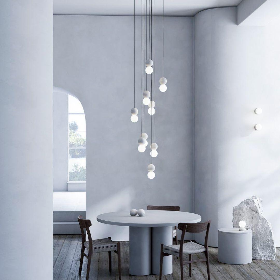 Joss Cement minimalistisch hanglamp
