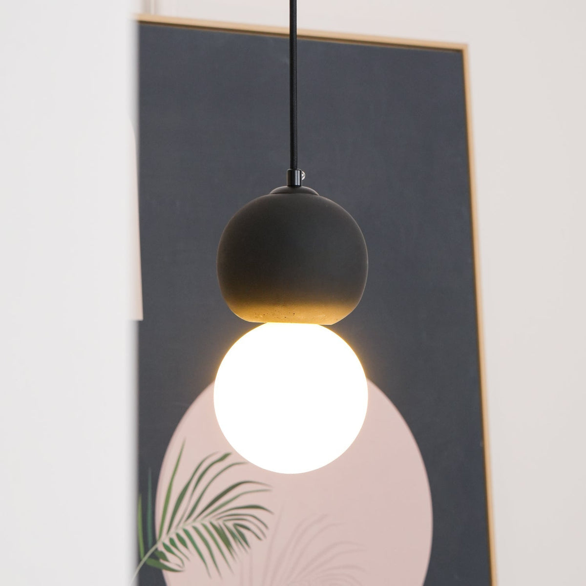 Joss Cement minimalistisch hanglamp