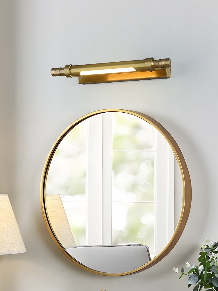 Aurelaria wandlamp met messing balk