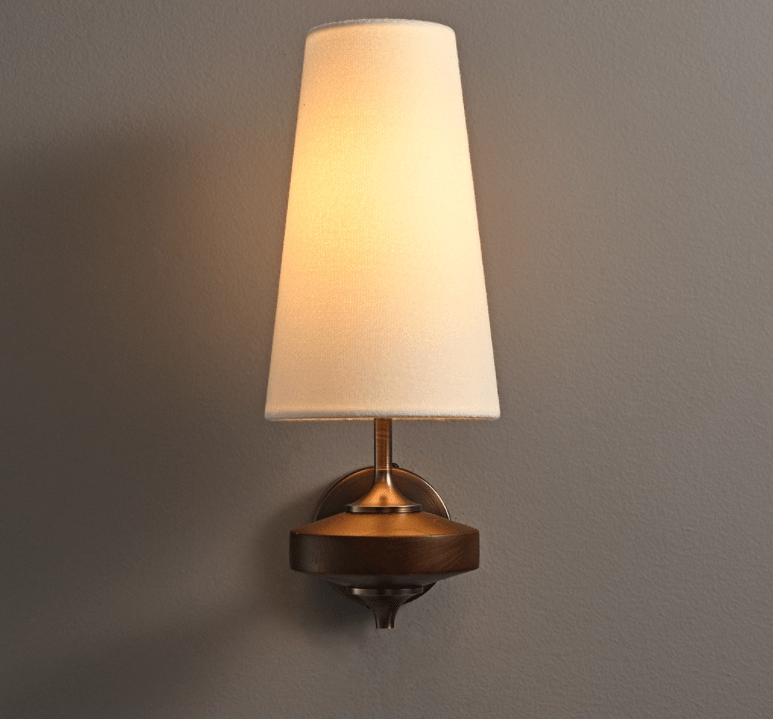 Hestin Dubbele lampenkap Wandlamp