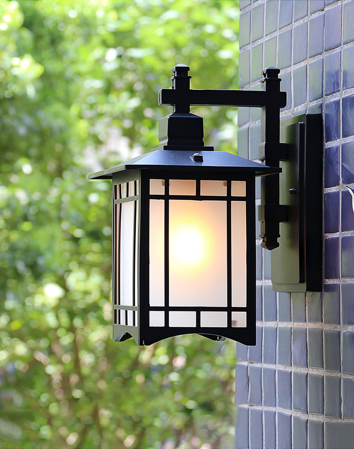 Lioruelle elegantie House glas buitenwandlamp
