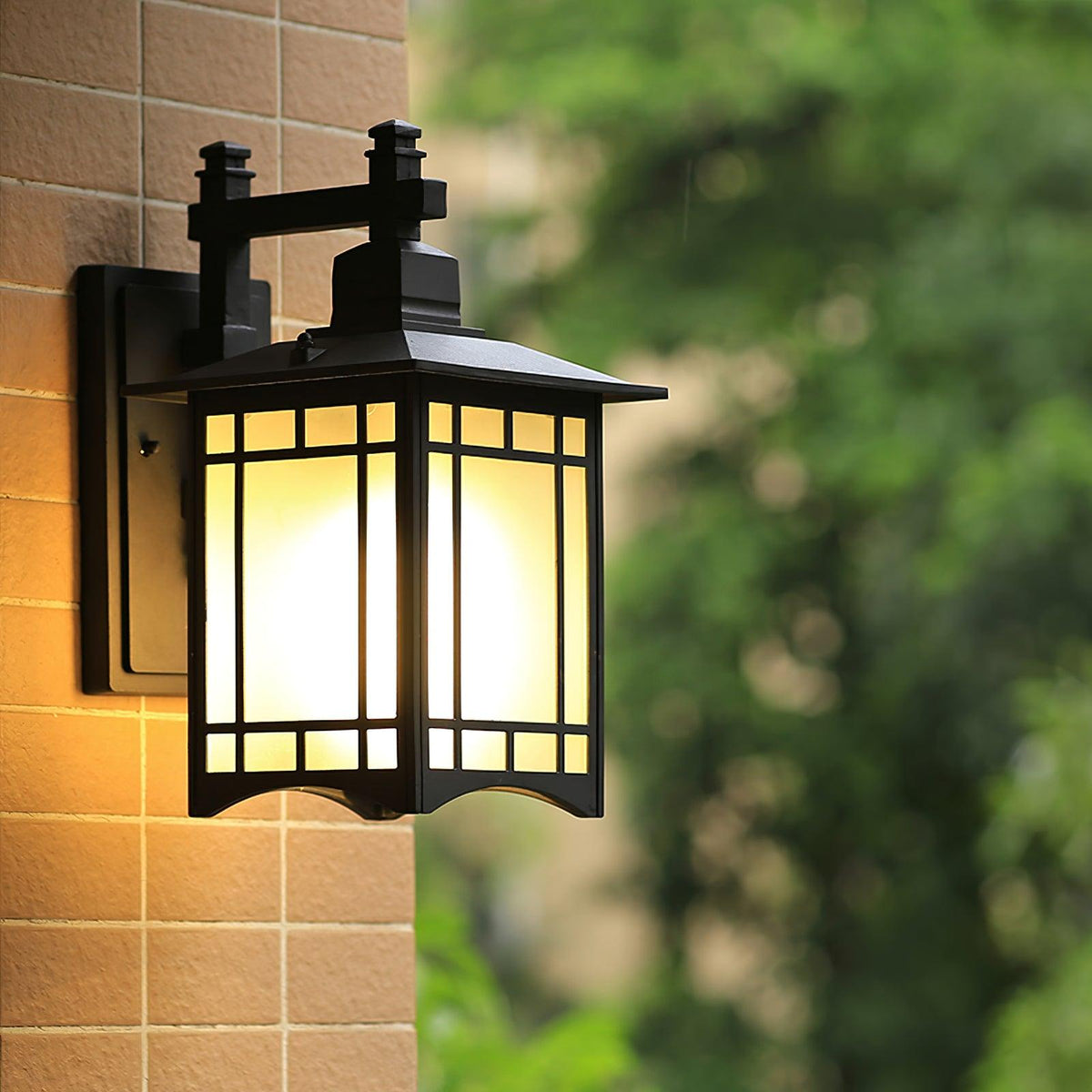 Lioruelle elegantie House glas buitenwandlamp