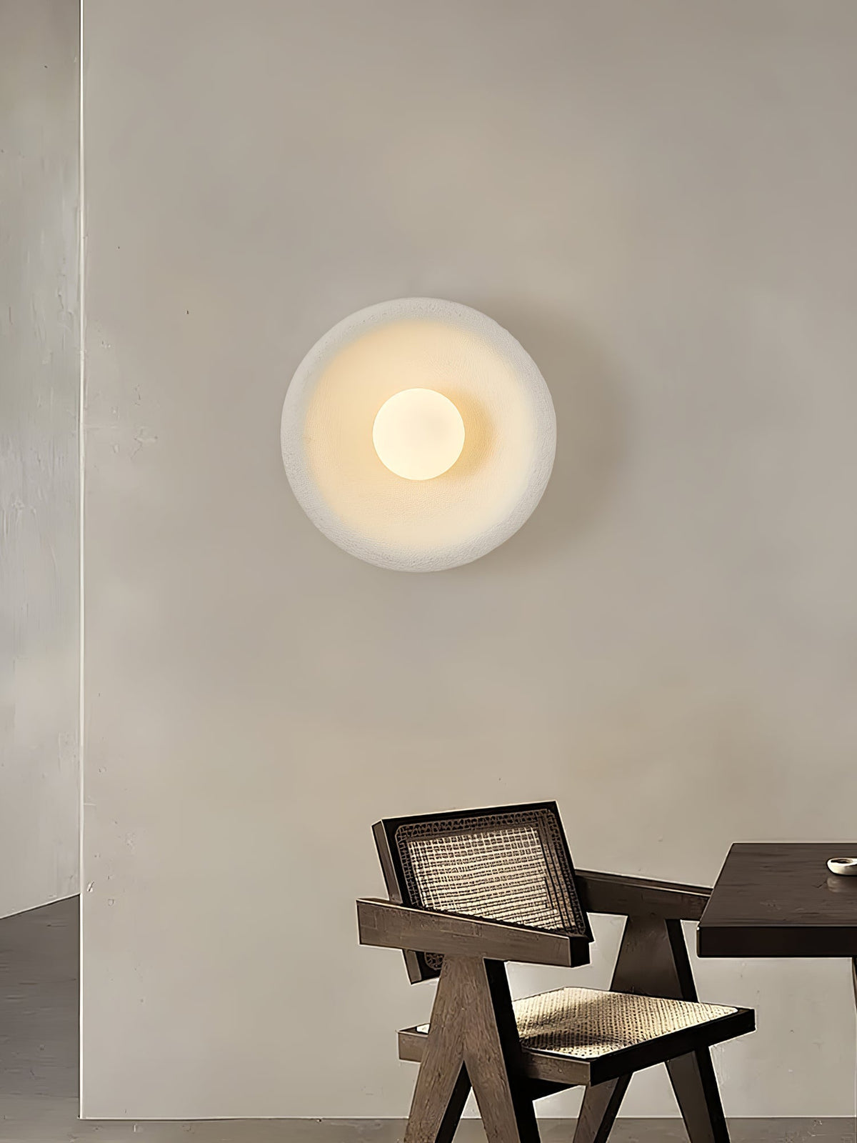 Evvinora modern Minimalistisch Halo Glas Wandlamp