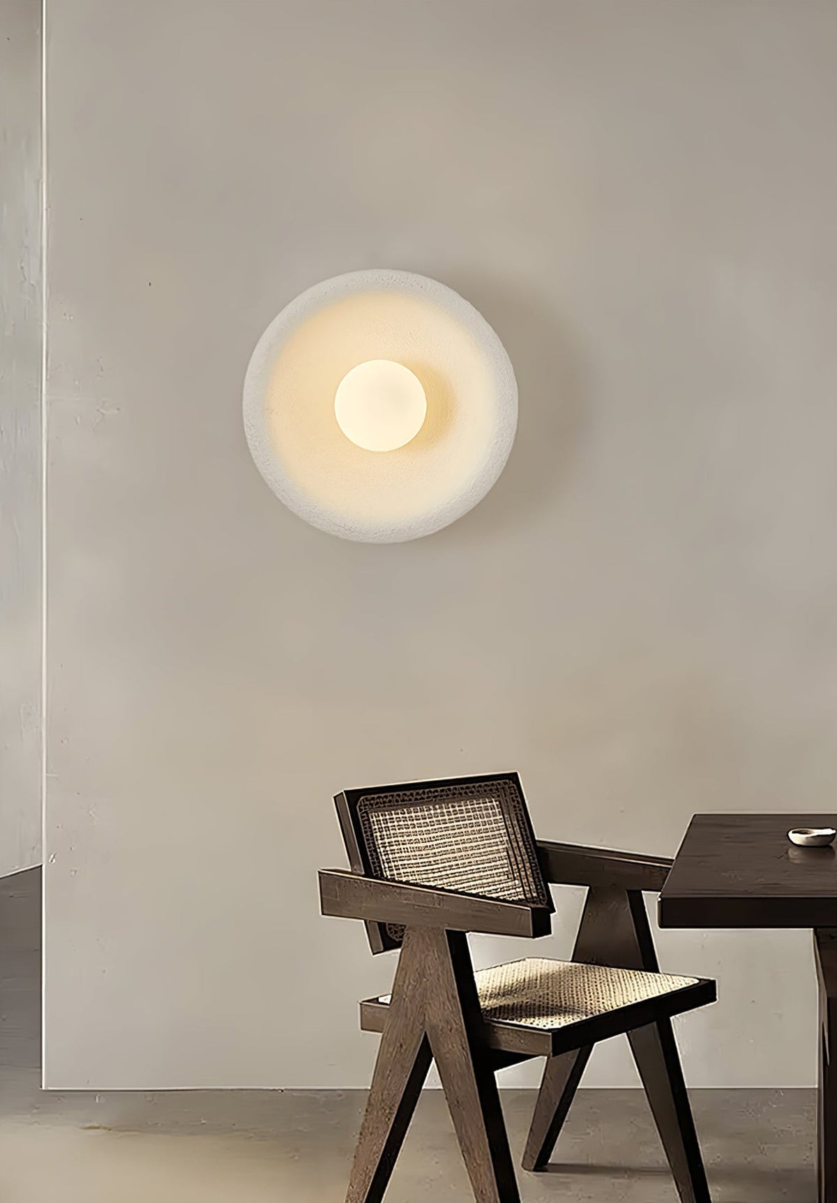 Evvinora modern Minimalistisch Halo Glas Wandlamp