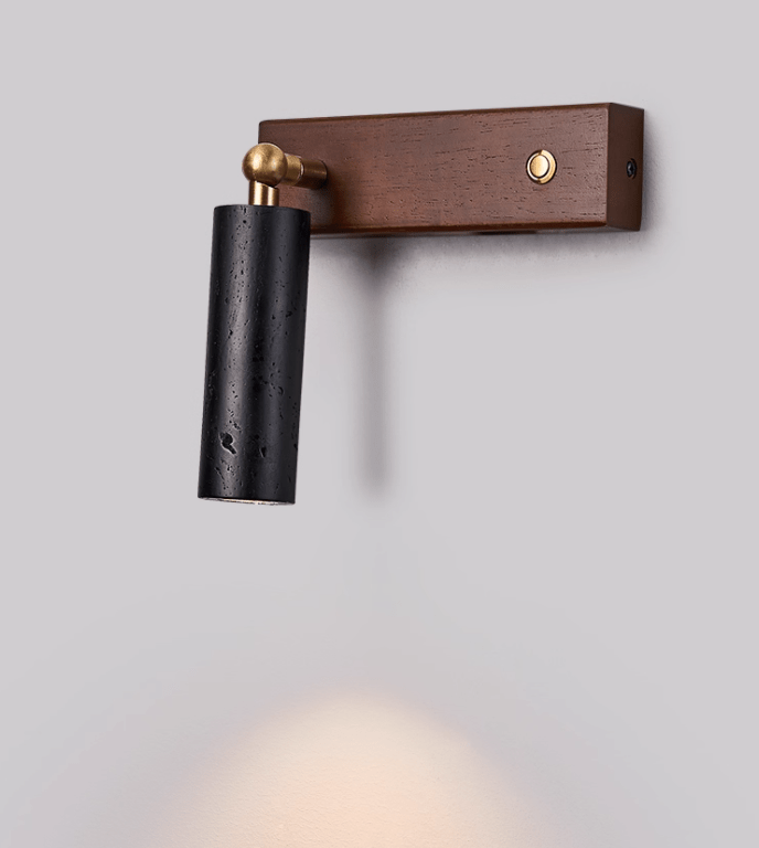 Seralaine travertin wandlamp