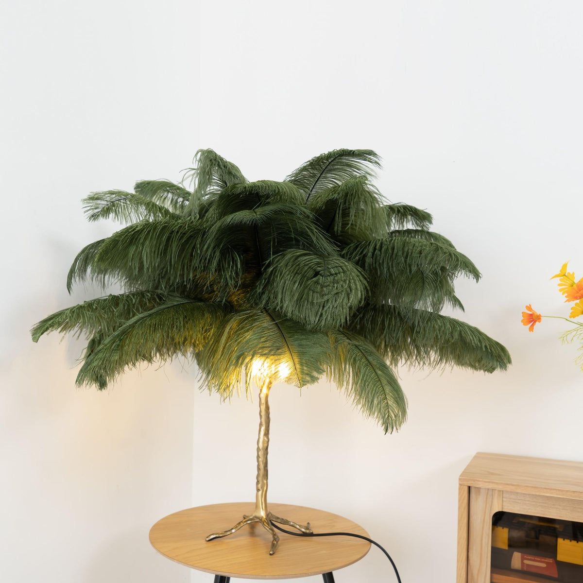 Ostrich tafellamp