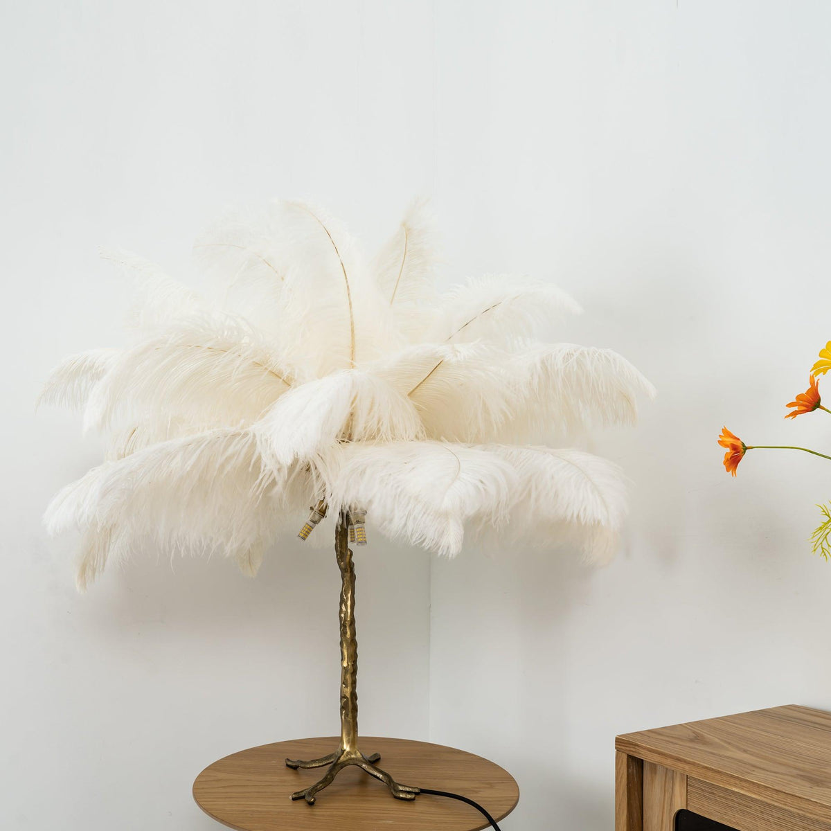 Ostrich tafellamp