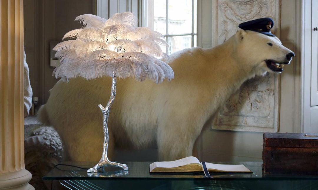 Ostrich tafellamp