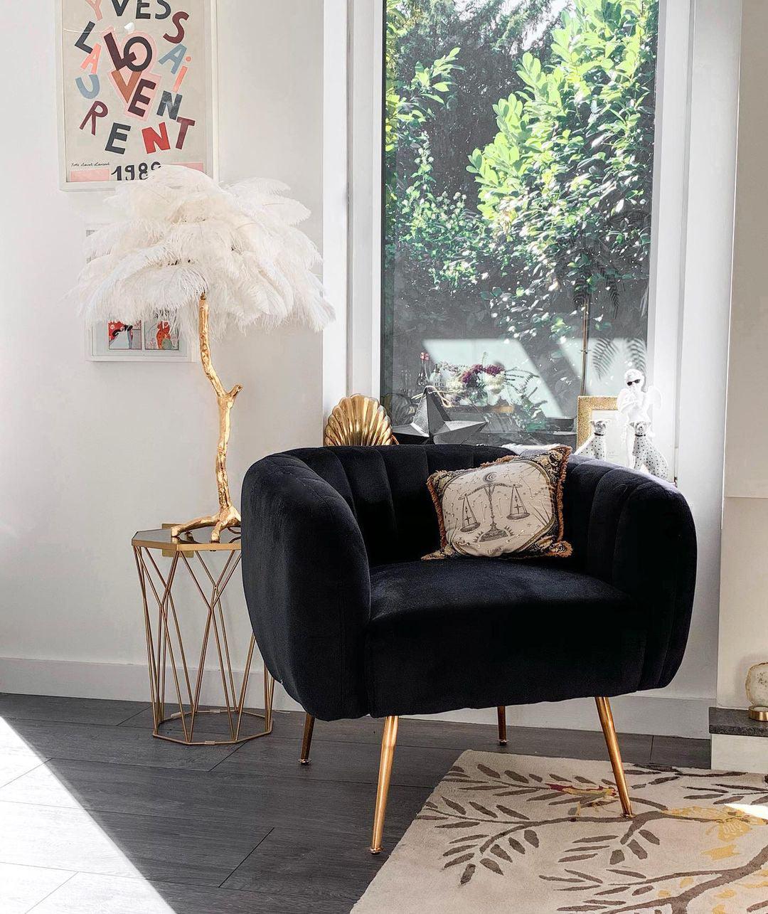 Ostrich tafellamp