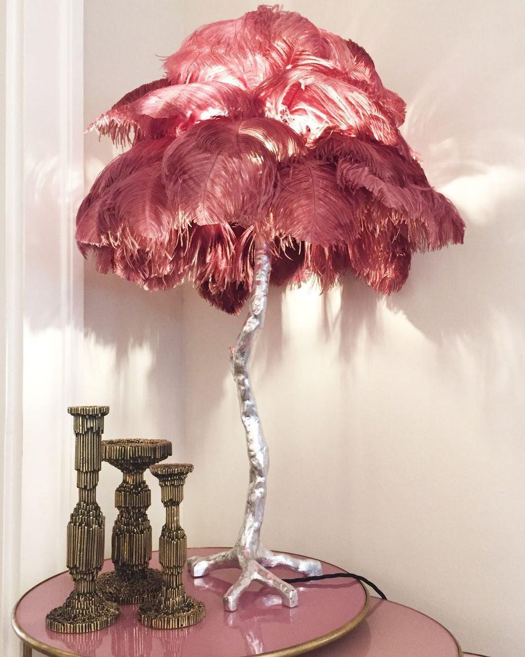 Ostrich tafellamp