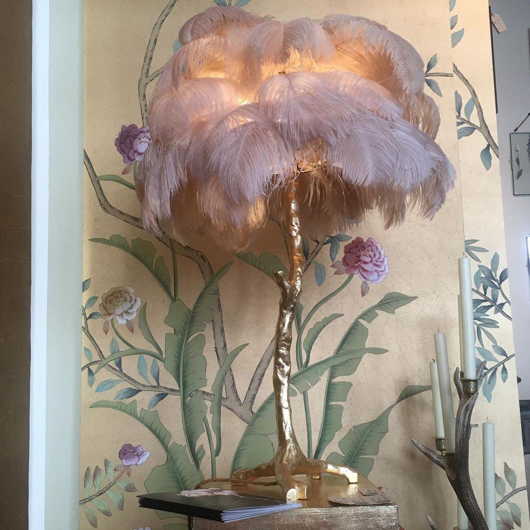 Ostrich tafellamp