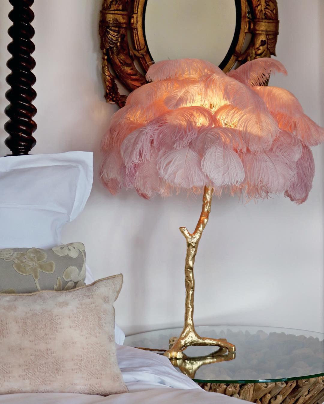 Ostrich tafellamp