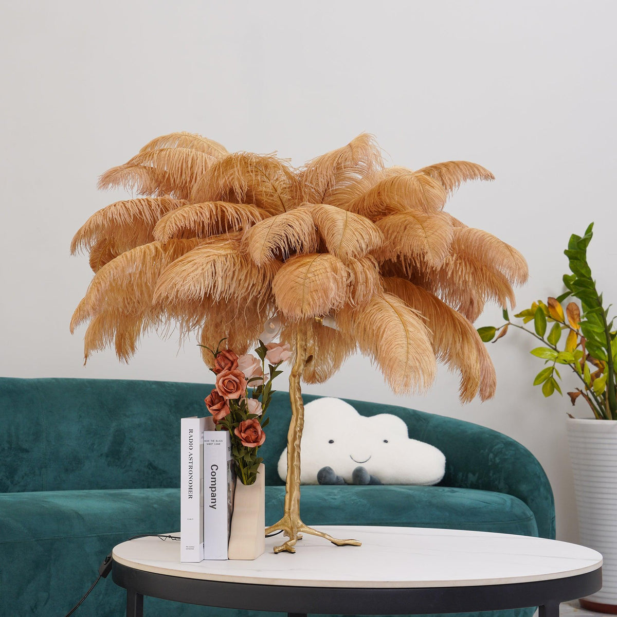 Ostrich tafellamp