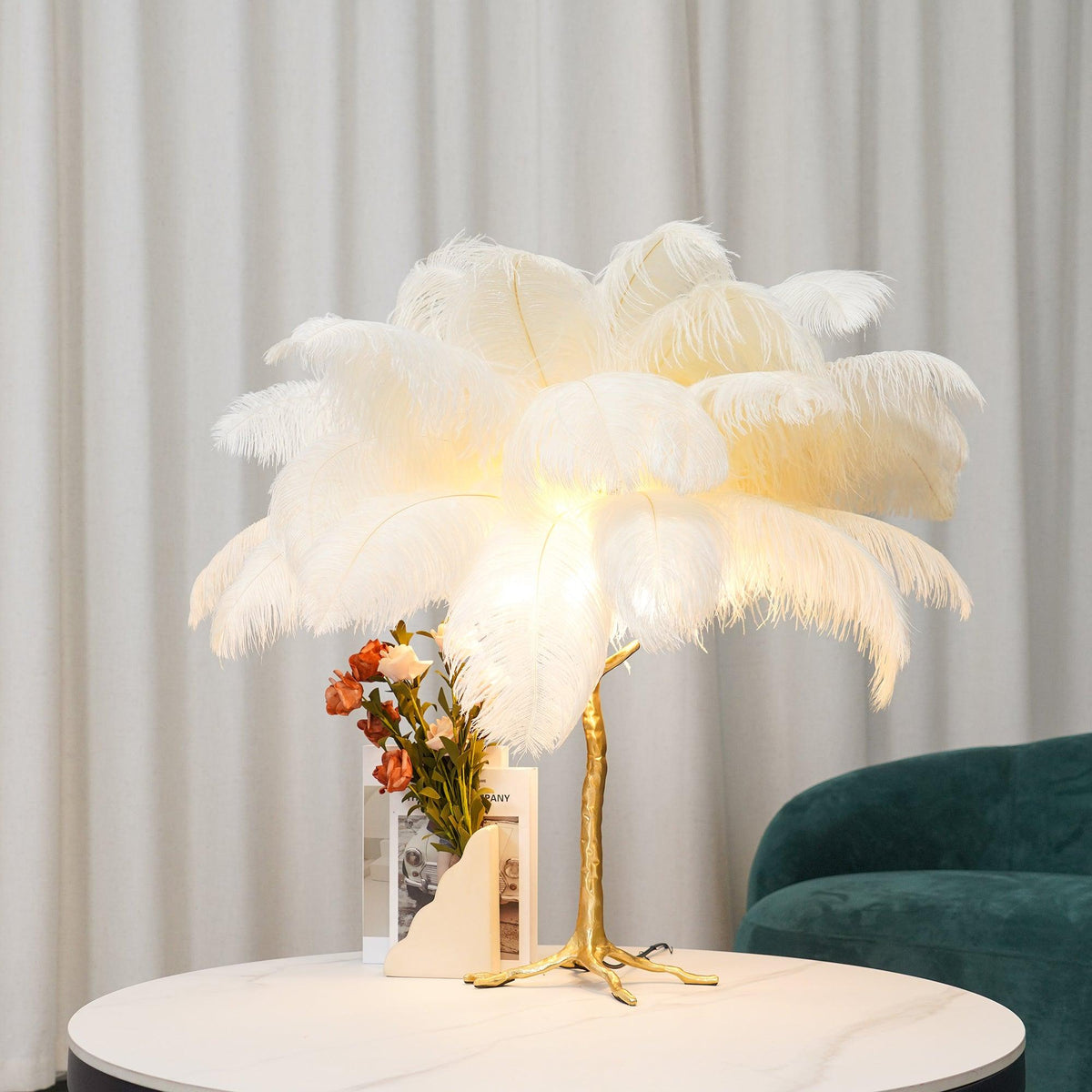 Ostrich tafellamp