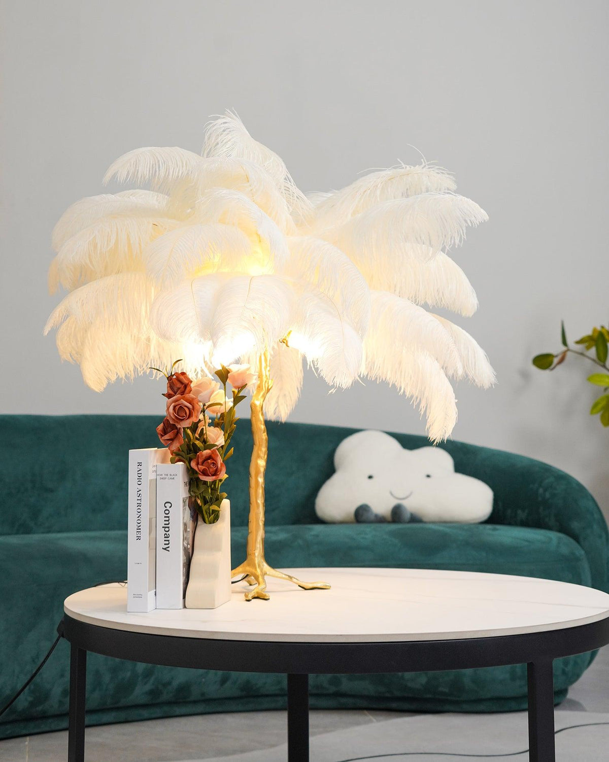 Ostrich tafellamp