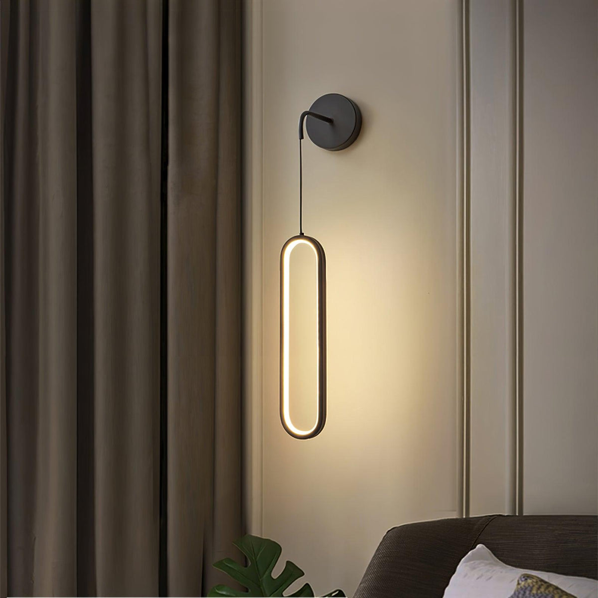 Solisenne Aven LED messing wandlamp